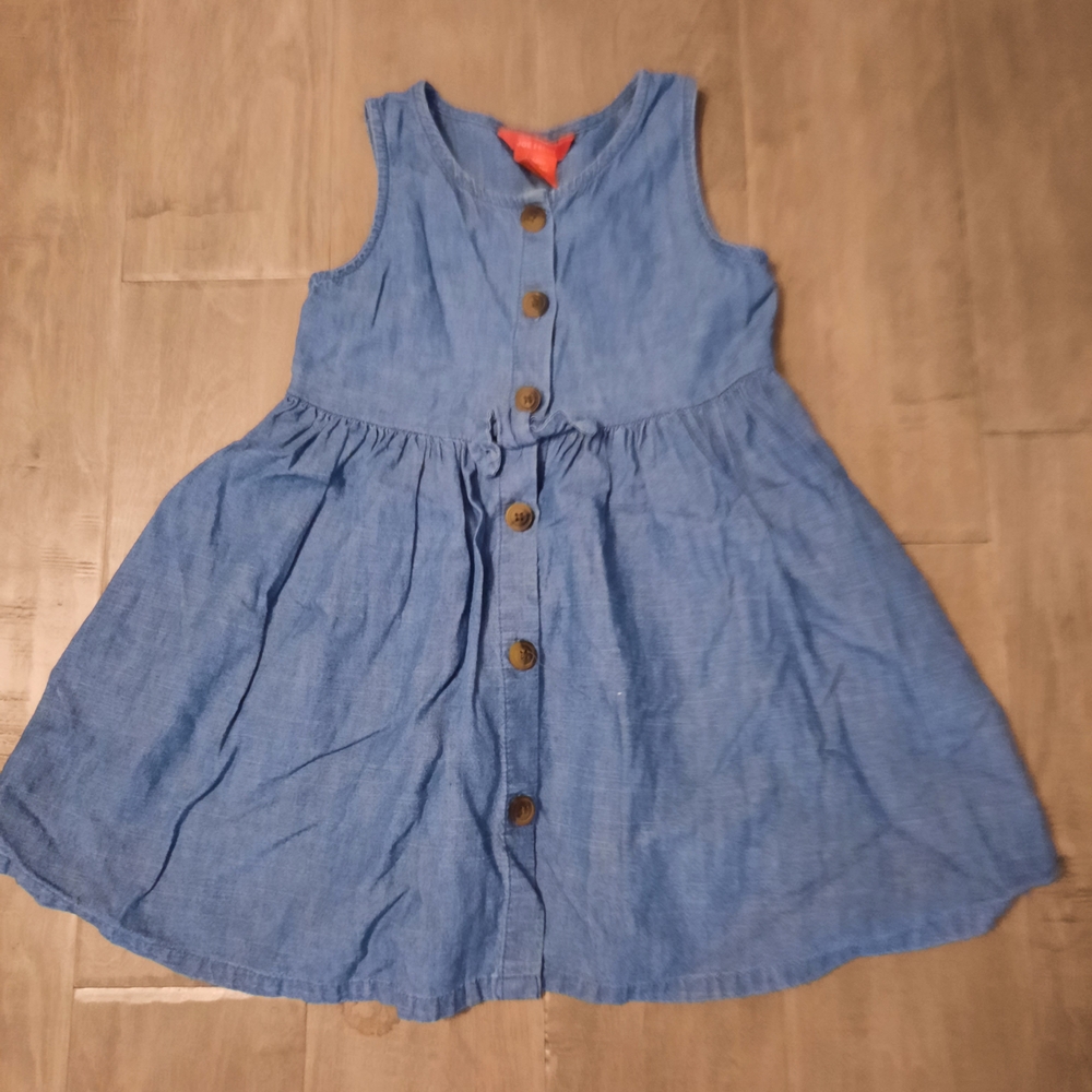 🔥🔥Joe Fresh Blue Sleeveless Crew Neck Sundress